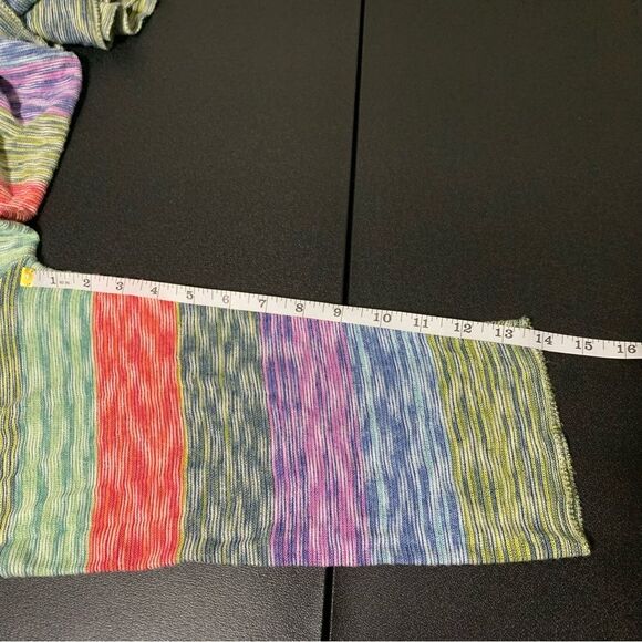 TWO-ONE-TWO Women's Lightweight V-Neck 3/4 Sleeve Multi-Color Tunic XL #903 - Picture 6 of 7